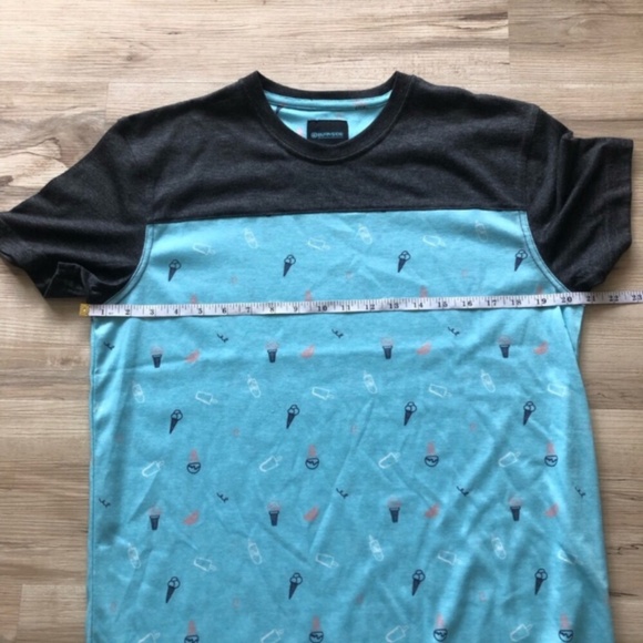 Burnside Baby Blue Ice Cream Short Sleeve Tees Casual Style - Picture 3 of 6